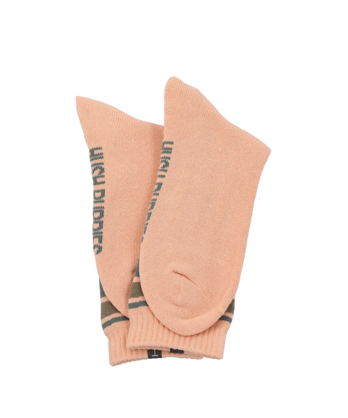 Calcetin Algodón Mujer Heavy Stripe Rosado Hush Puppies