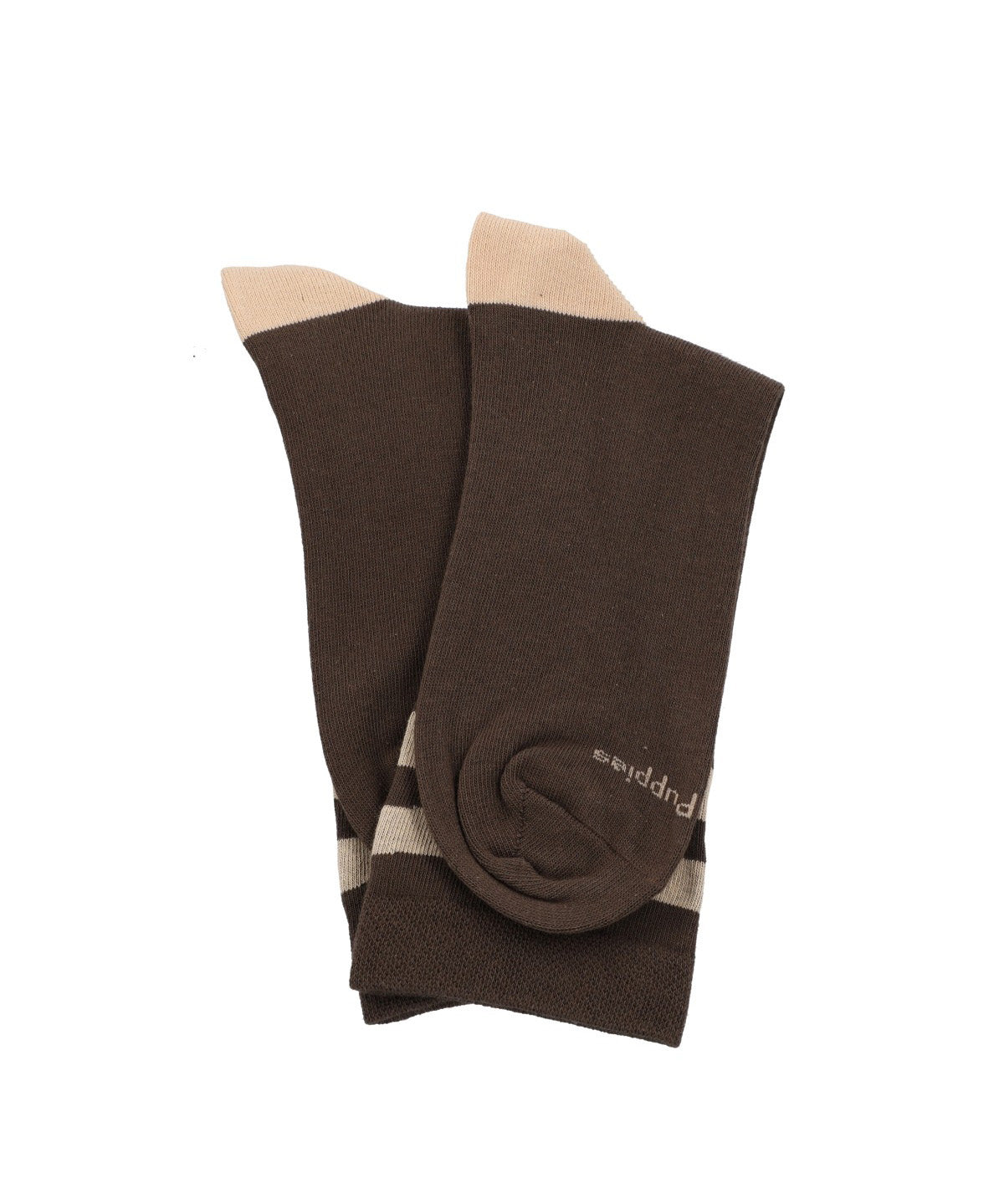 Calcetin Algodón Mujer C Cuff Simple Café Hush Puppies