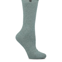 Calcetin Algodón Mujer Heavy Plain Verde Hush Puppies