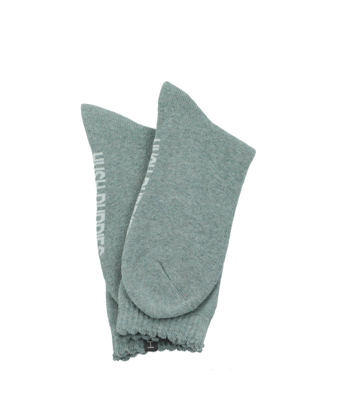 Calcetin Algodón Mujer Heavy Plain Verde Hush Puppies