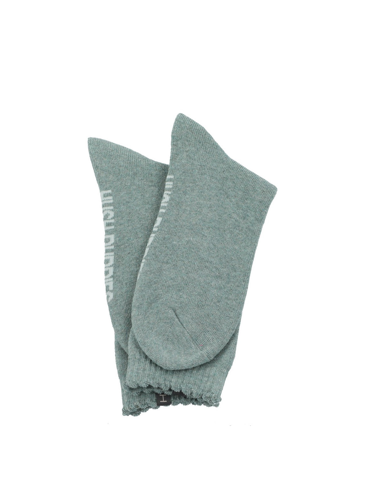 Calcetin Algodón Mujer Heavy Plain Verde Hush Puppies