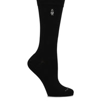 Calcetin Algodón Mujer C Cuff Plain Negro Hush Puppies