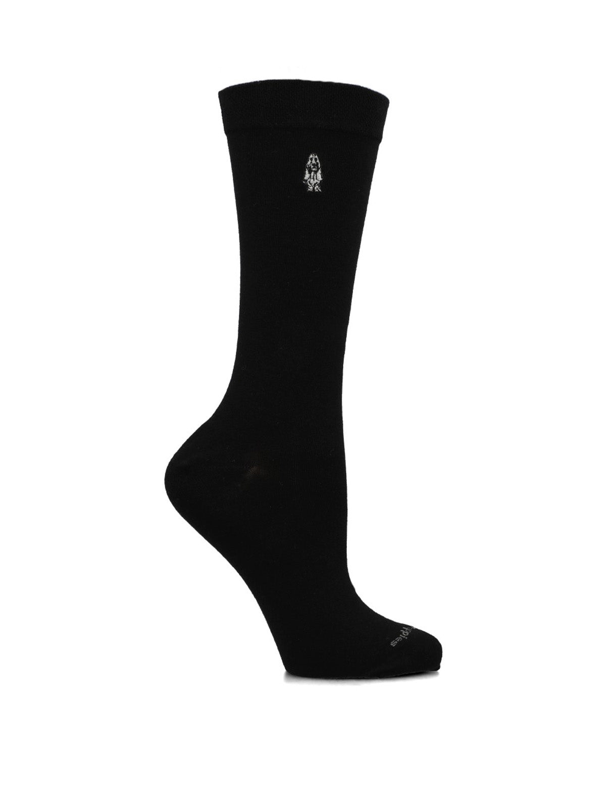 Calcetin Algodón Mujer C Cuff Plain Negro Hush Puppies