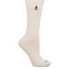 Calcetin Algodón Mujer C Cuff Plain Beige Hush Puppies