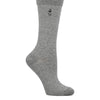 Calcetin Algodón Mujer C Cuff Plain Gris Hush Puppies