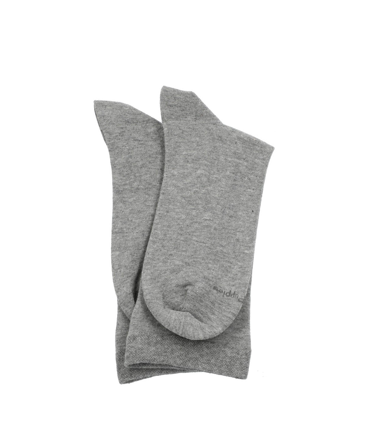 Calcetin Algodón Mujer C Cuff Plain Gris Hush Puppies