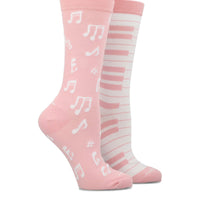 Calcetin Algodón Mujer Diff Music Rosado Hush Puppies