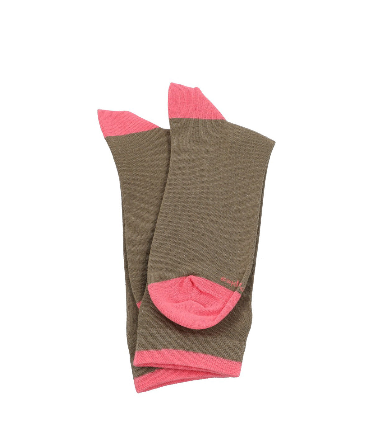 Calcetin Algodón Mujer Cuff Classic Verde Hush Puppies