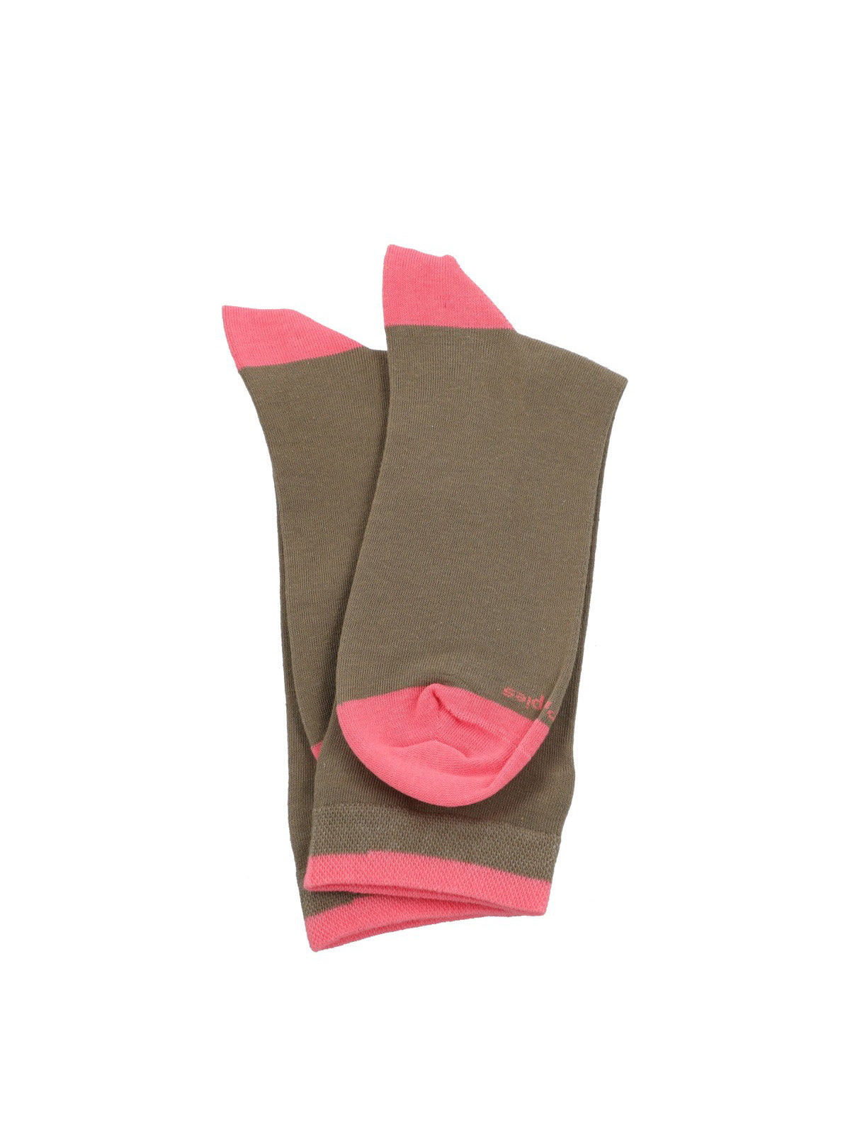 Calcetin Algodón Mujer Cuff Classic Verde Hush Puppies