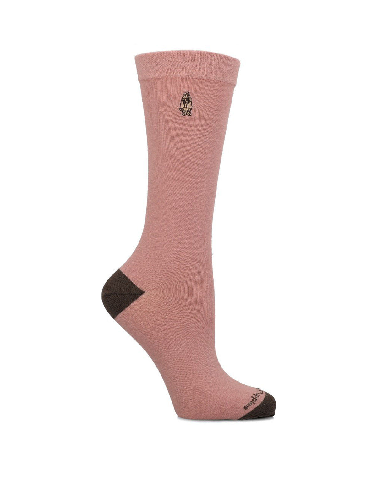 Calcetin Algodón Mujer Cuff Classic Rosado Hush Puppies