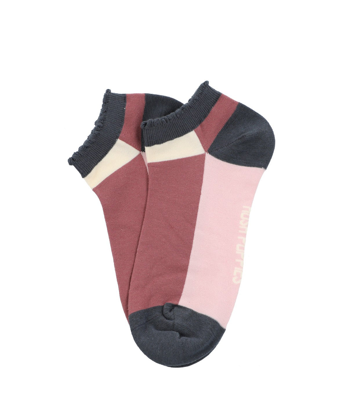 Calcetin Algodón Mujer Ped St Block Morado Hush Puppies