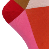 Calcetin Algodón Mujer Ped St Block Rosado Hush Puppies