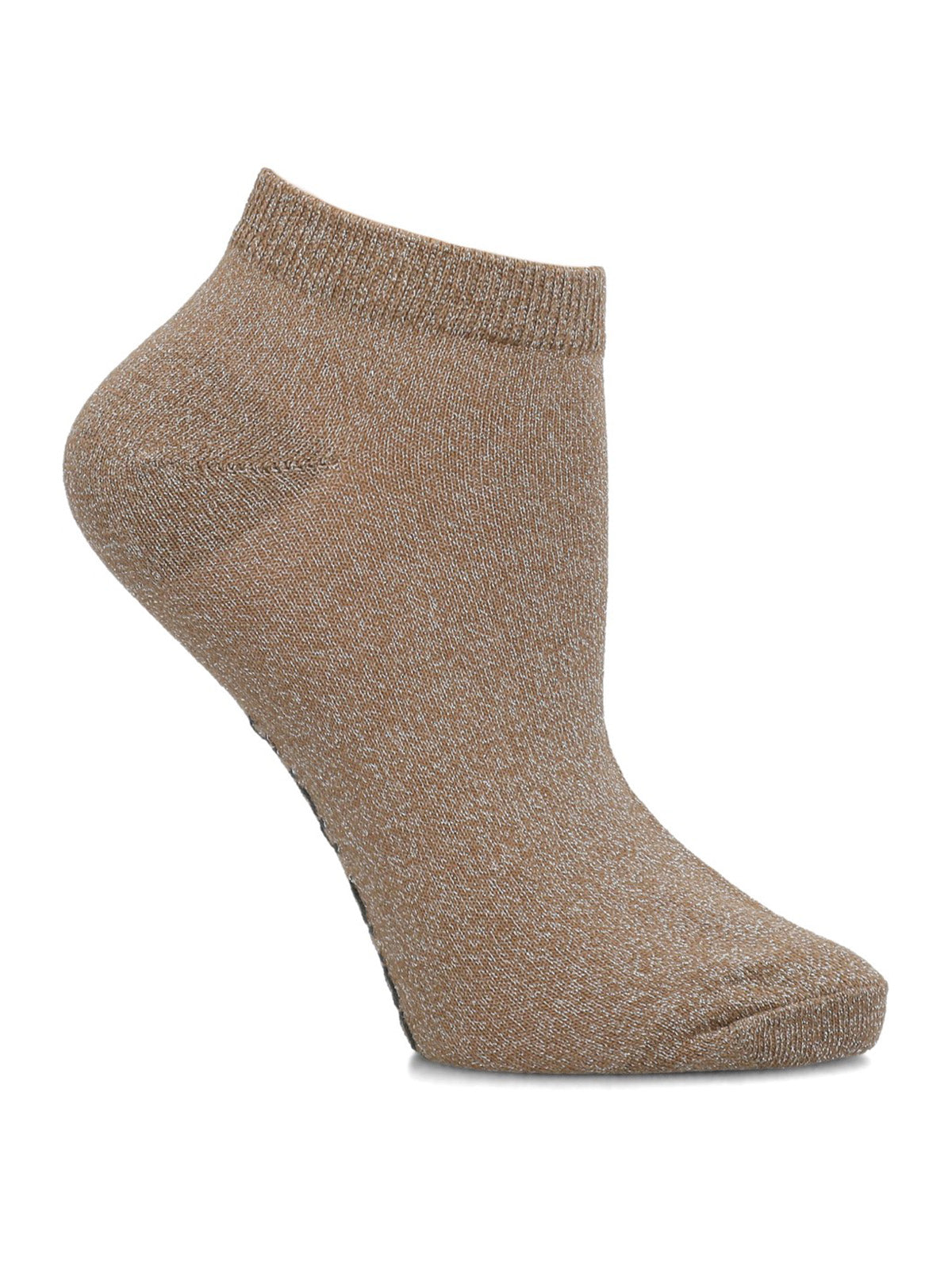 Calcetin Algodón Mujer Ped Lurex Café Hush Puppies