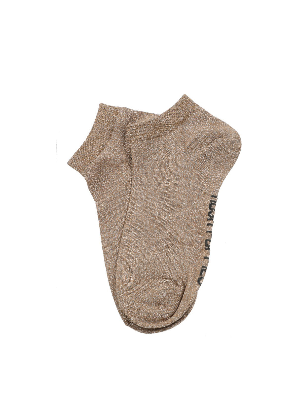 Calcetin Algodón Mujer Ped Lurex Café Hush Puppies