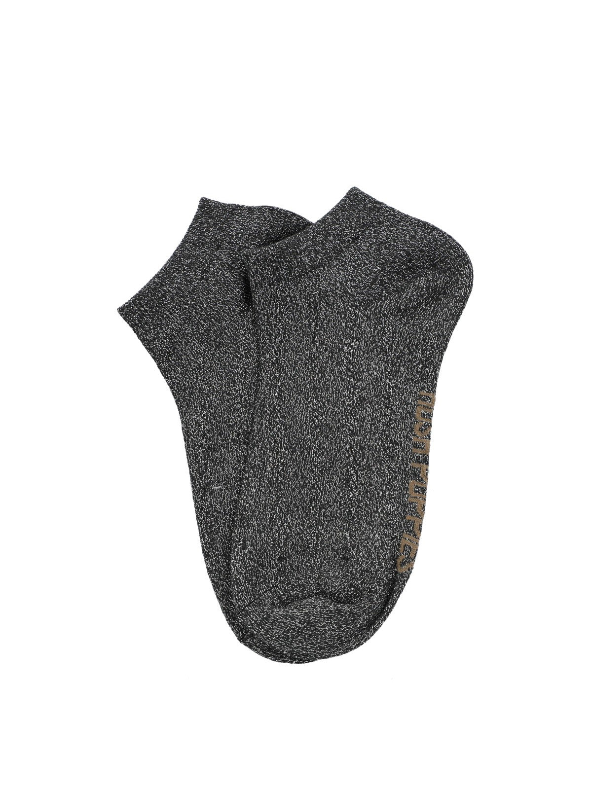 Calcetin Algodón Mujer Ped Lurex Gris Hush Puppies