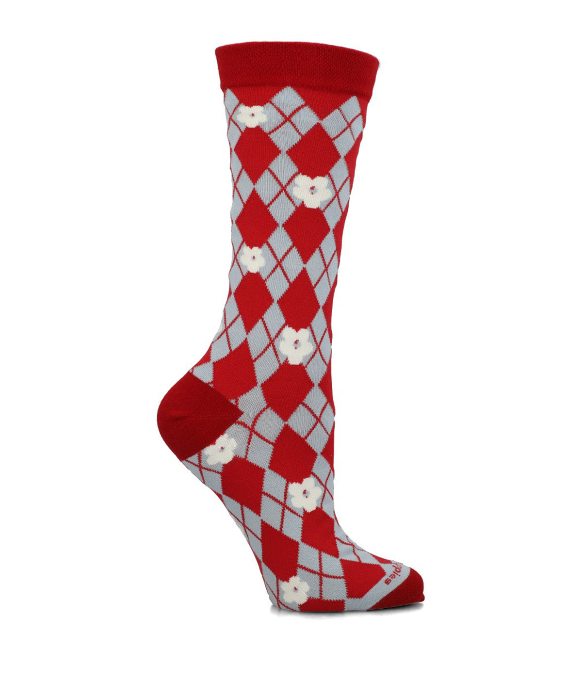 Calcetin Algodón Mujer C Cuff Rombo Azul Hush Puppies