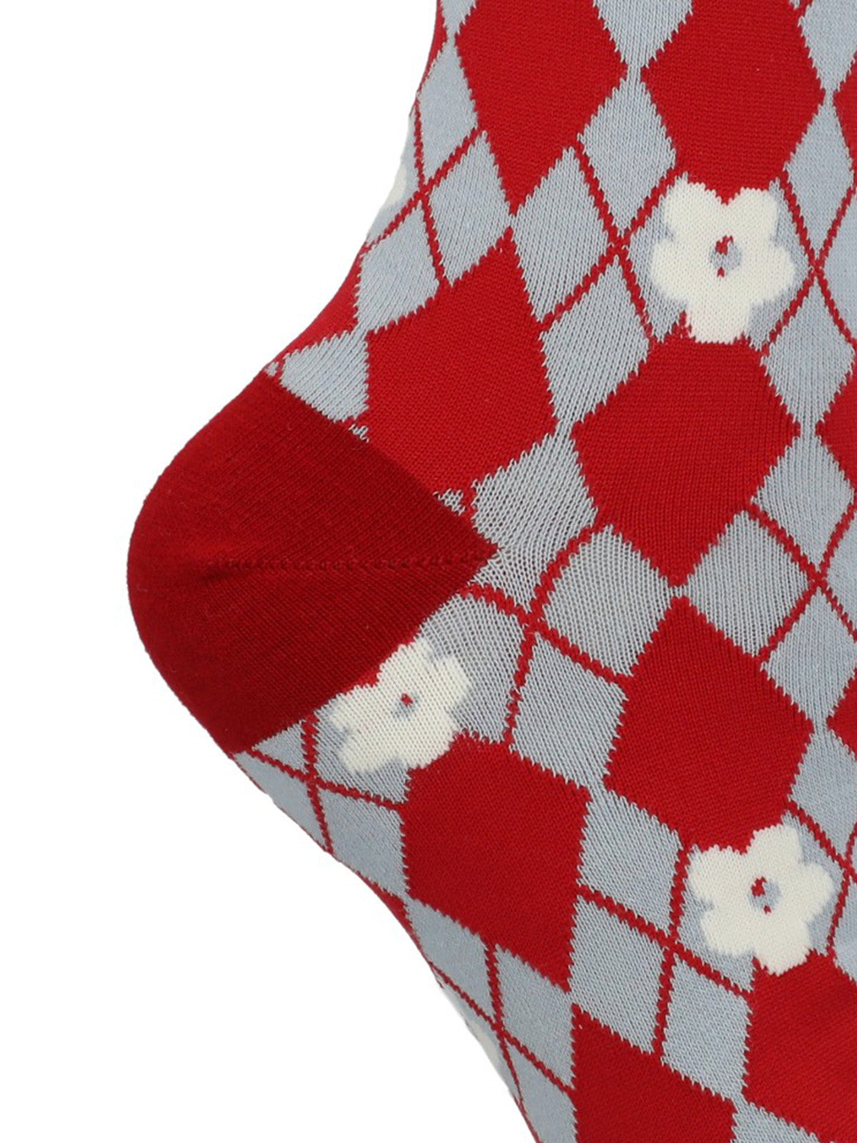 Calcetin Algodón Mujer C Cuff Rombo Azul Hush Puppies