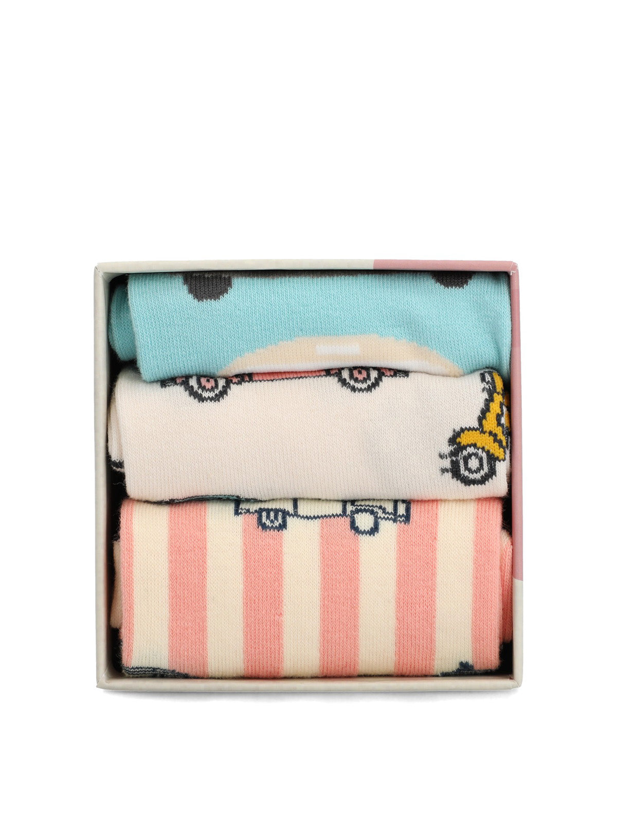 Calcetin Mujer Pack Gift Cars Multicolor Hush Puppies