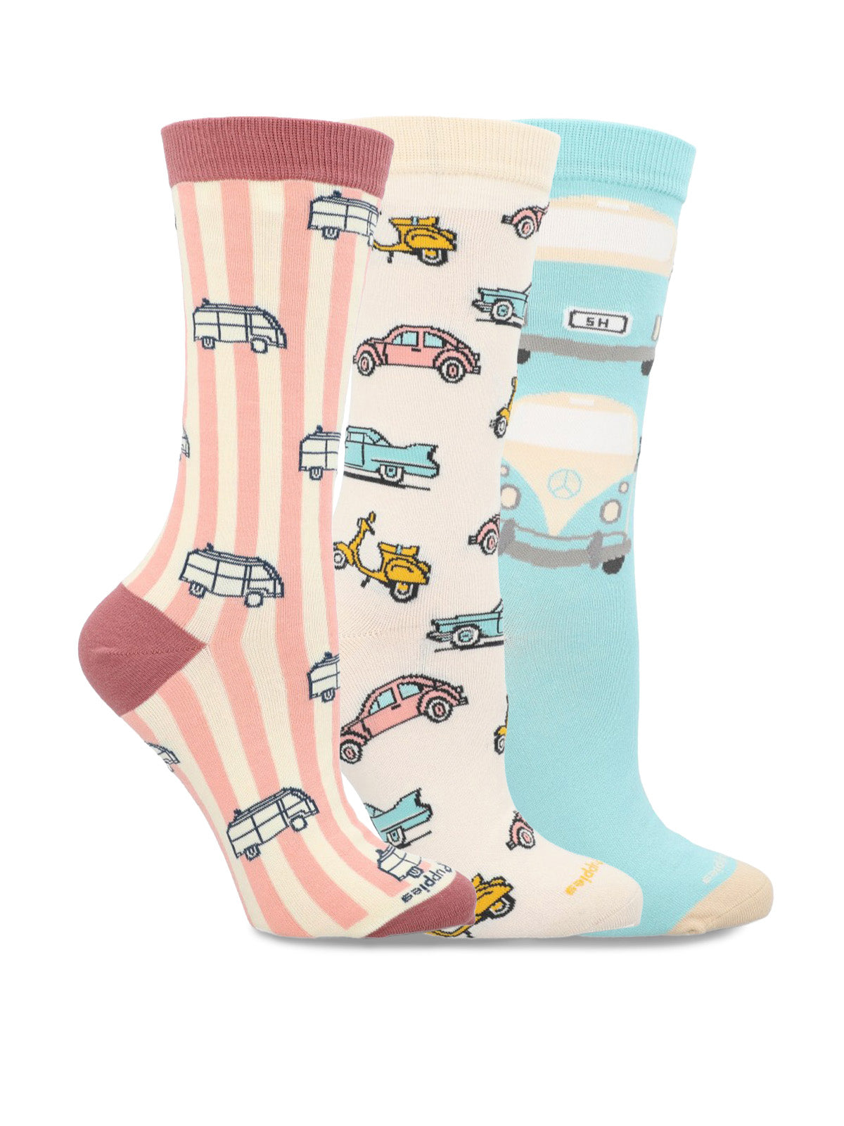 Calcetin Mujer Pack Gift Cars Multicolor Hush Puppies