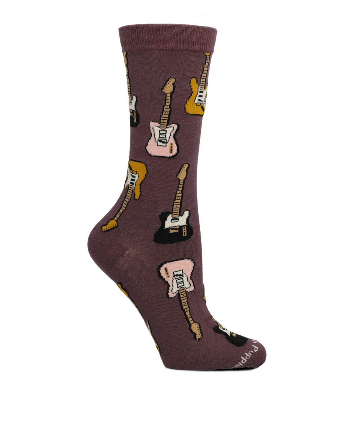 Calcetin Algodón Mujer Diff Guitar Morado Hush Puppies