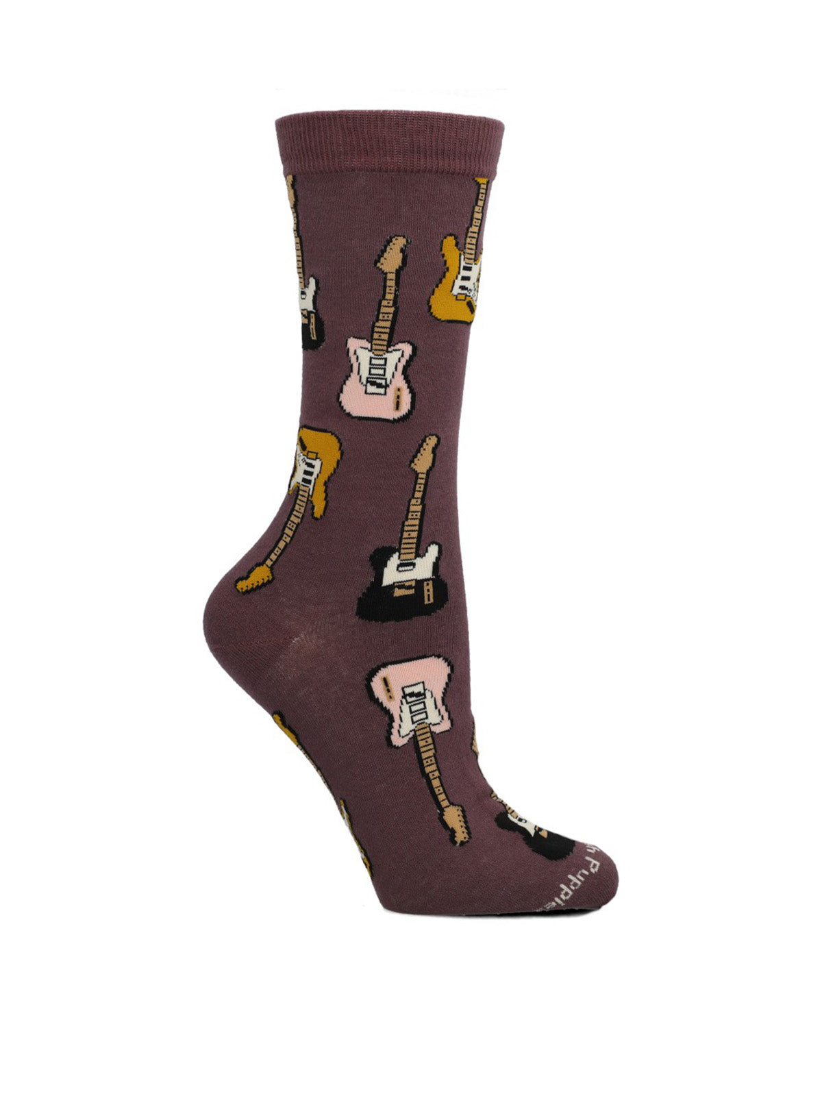 Calcetin Algodón Mujer Diff Guitar Morado Hush Puppies