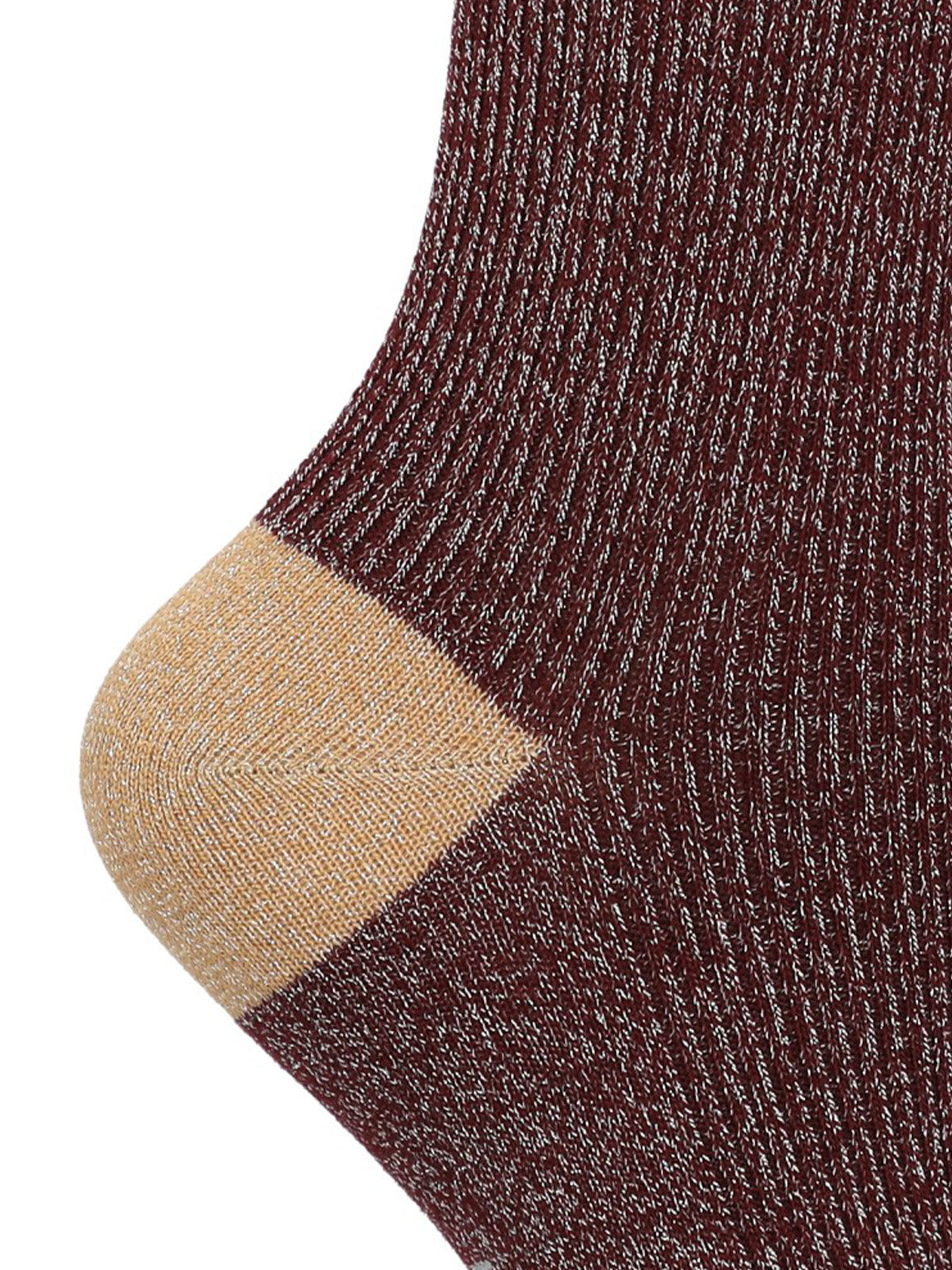 Calcetin Algodón Mujer Lurex Plain Morado Hush Puppies