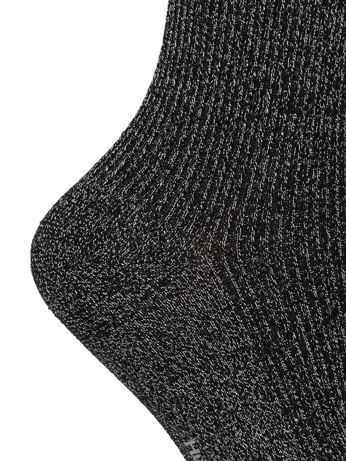 Calcetin Algodón Mujer C Lurex Plain Negro Hush Puppies