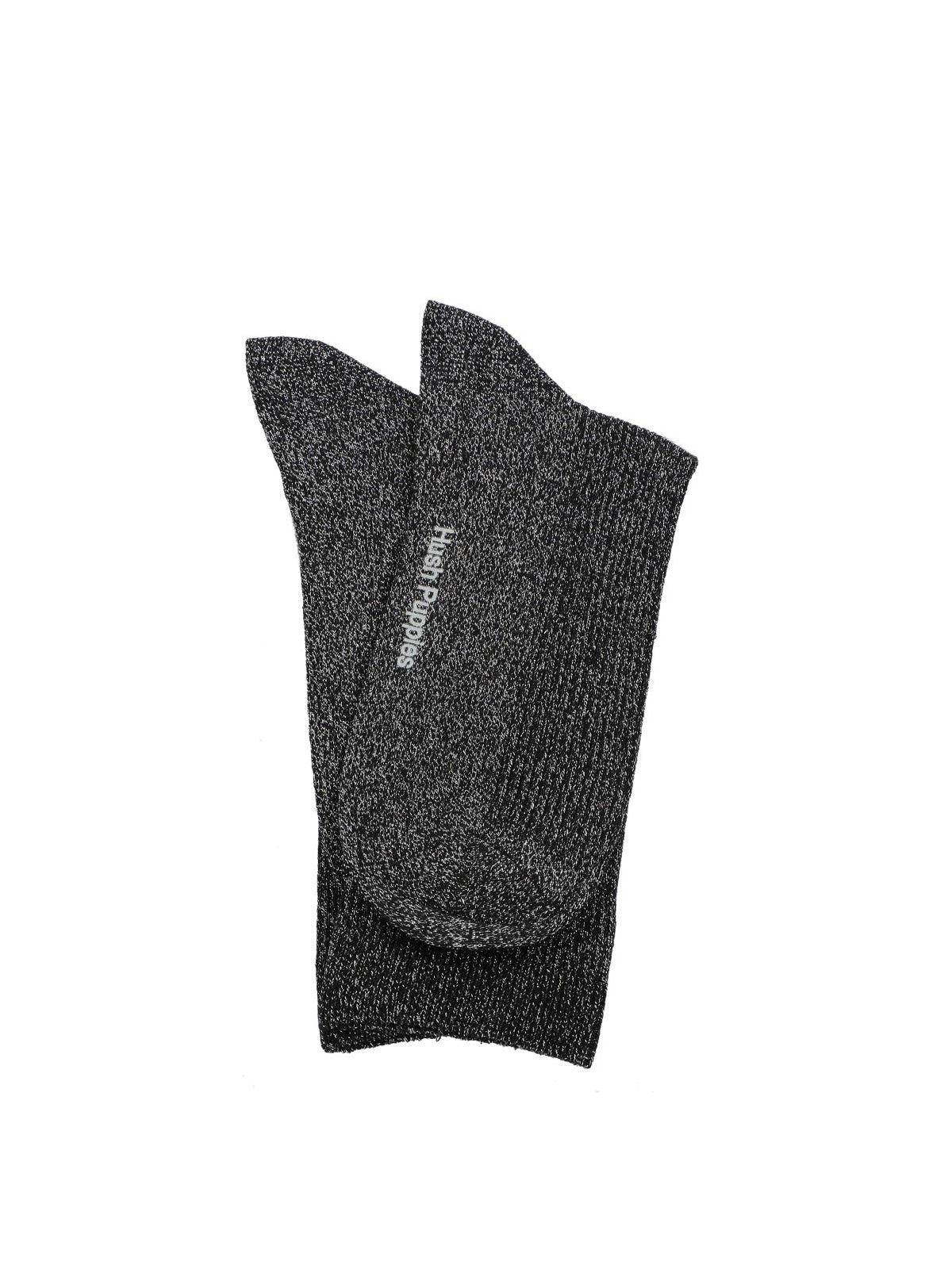 Calcetin Algodón Mujer C Lurex Plain Negro Hush Puppies