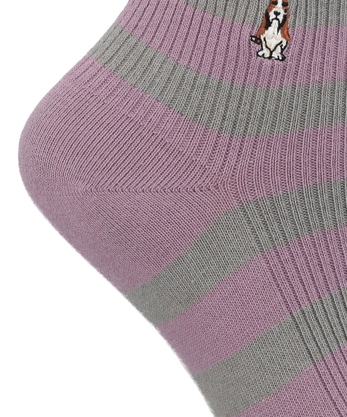 Calcetin Algodón Mujer Ped St Rayas Morado Hush Puppies