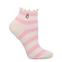Calcetin Algodón Mujer Ped St Rayas Beige Hush Puppies