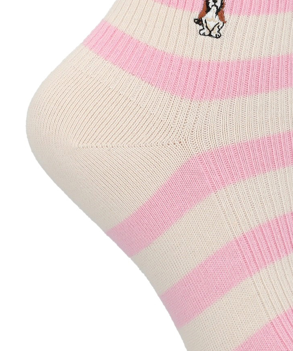 Calcetin Algodón Mujer Ped St Rayas Beige Hush Puppies