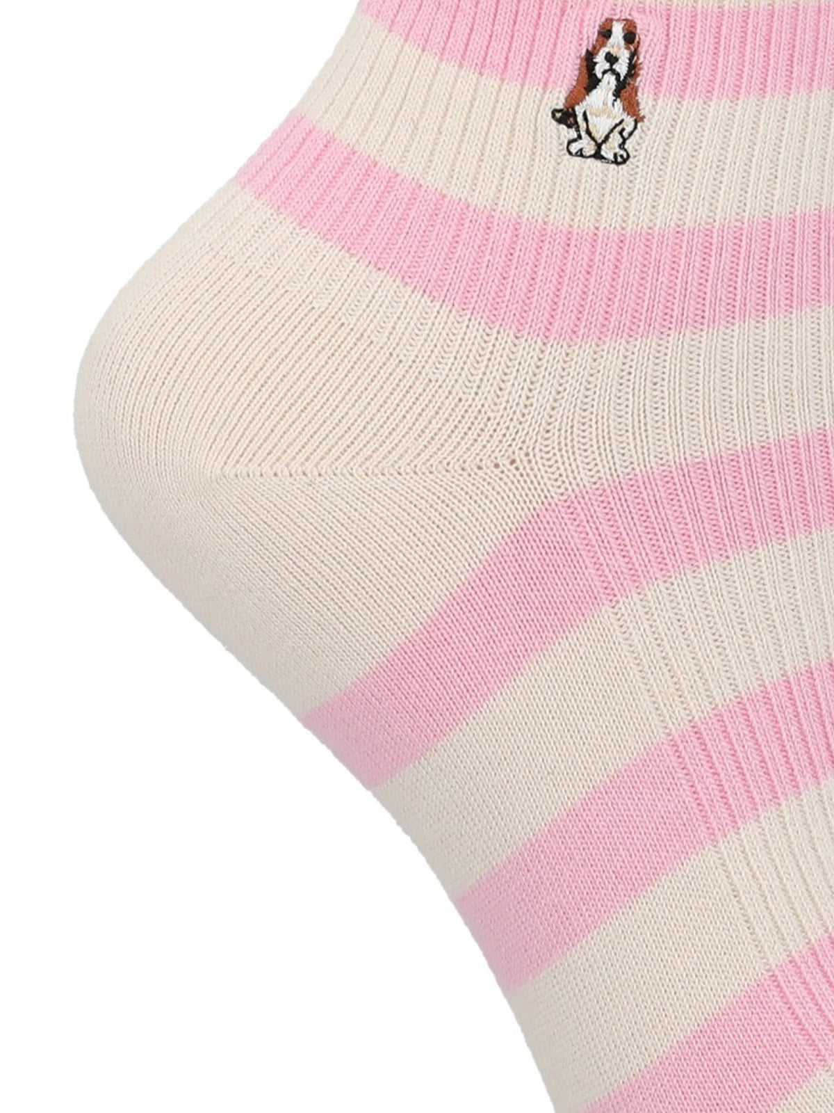 Calcetin Algodón Mujer Ped St Rayas Beige Hush Puppies