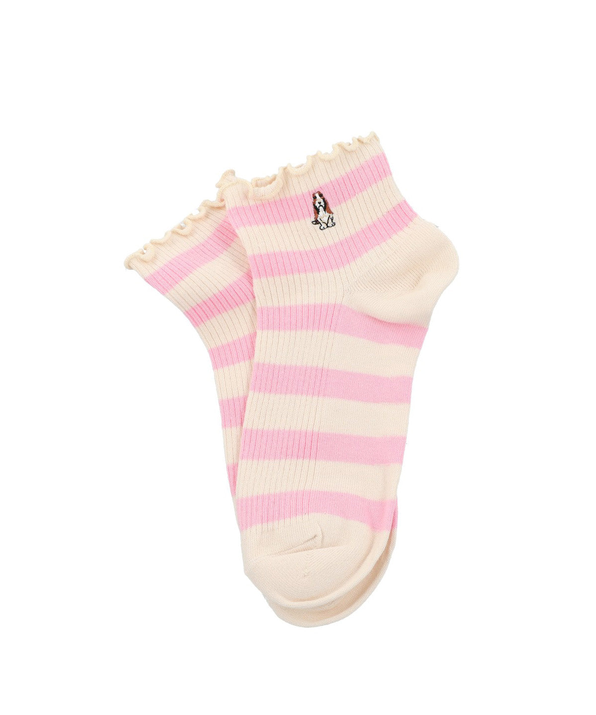 Calcetin Algodón Mujer Ped St Rayas Beige Hush Puppies