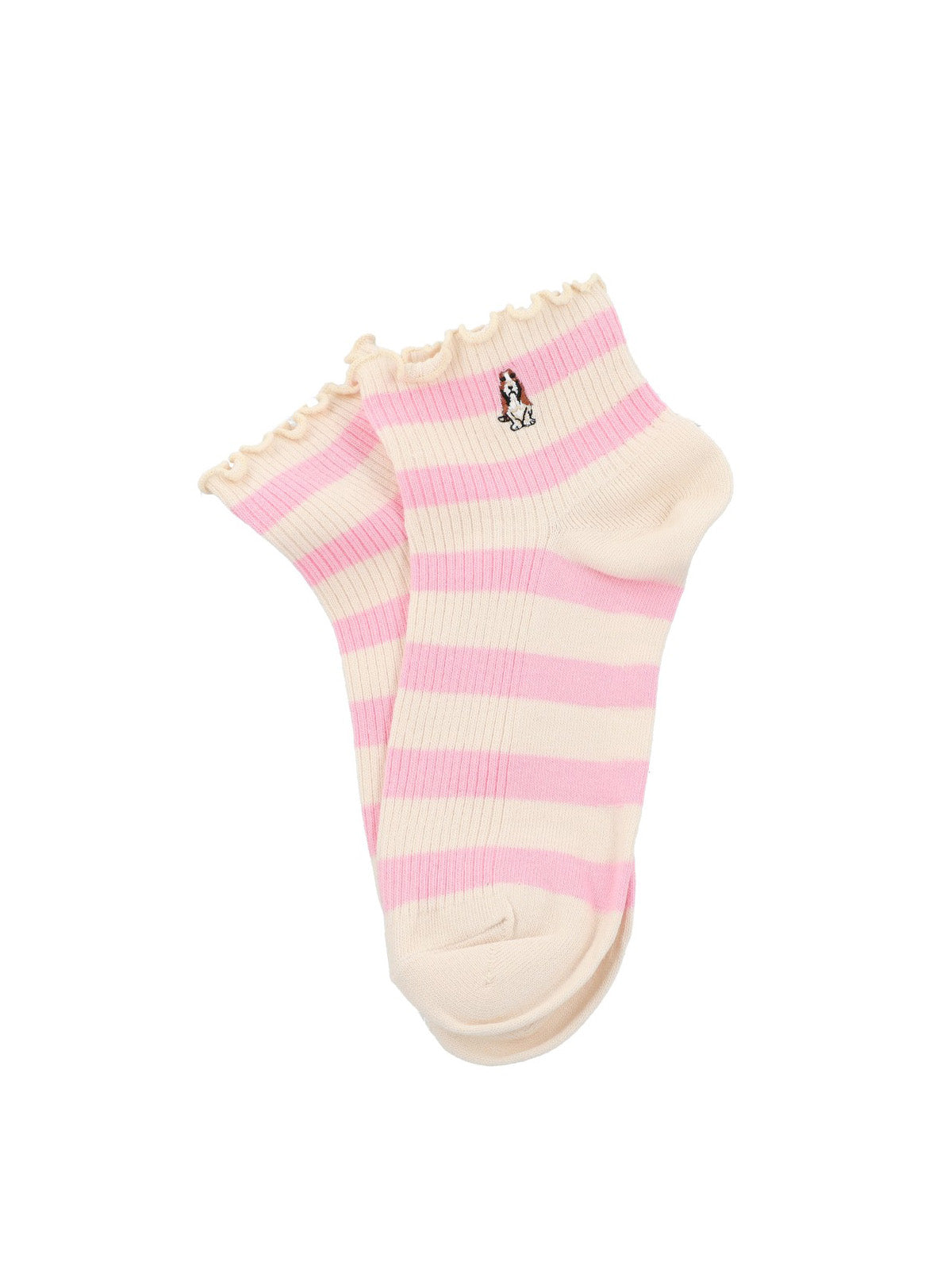 Calcetin Algodón Mujer Ped St Rayas Beige Hush Puppies