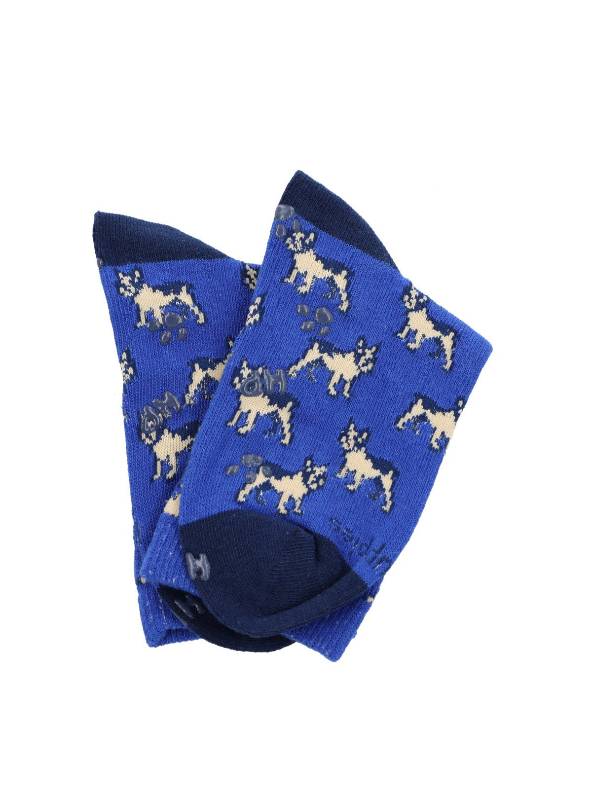 Calcetin Algodón Niño C Pug Azul Hush Puppies