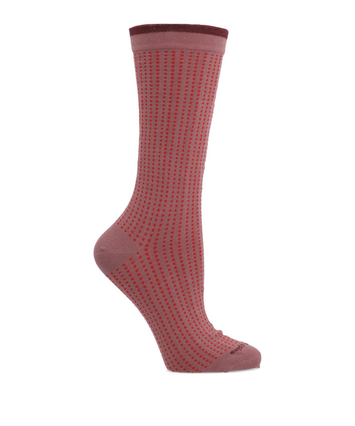Calcetin Algodón Mujer C Cuff Spots Gris Hush Puppies