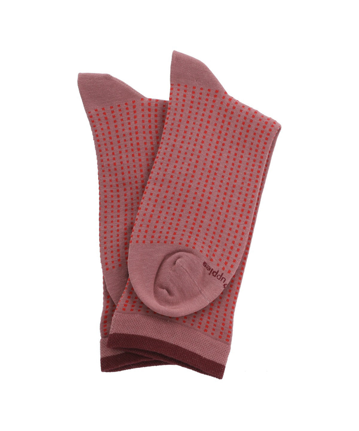 Calcetin Algodón Mujer C Cuff Spots Gris Hush Puppies
