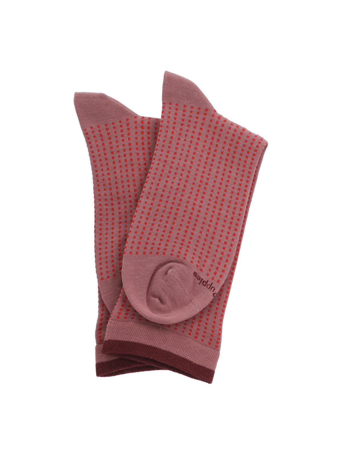 Calcetin Algodón Mujer C Cuff Spots Gris Hush Puppies
