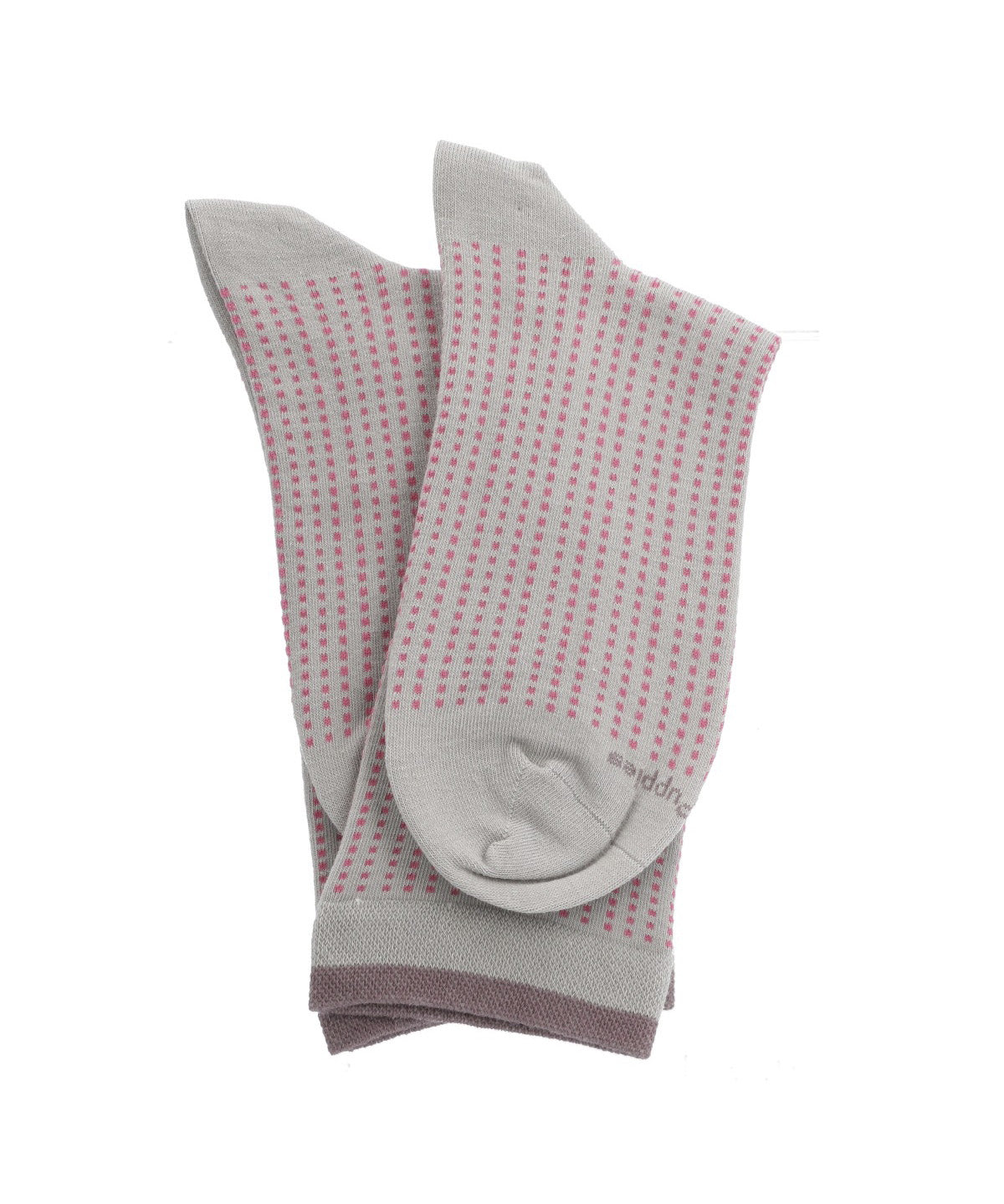 Calcetin Algodón Mujer C Cuff Spots Gris Hush Puppies