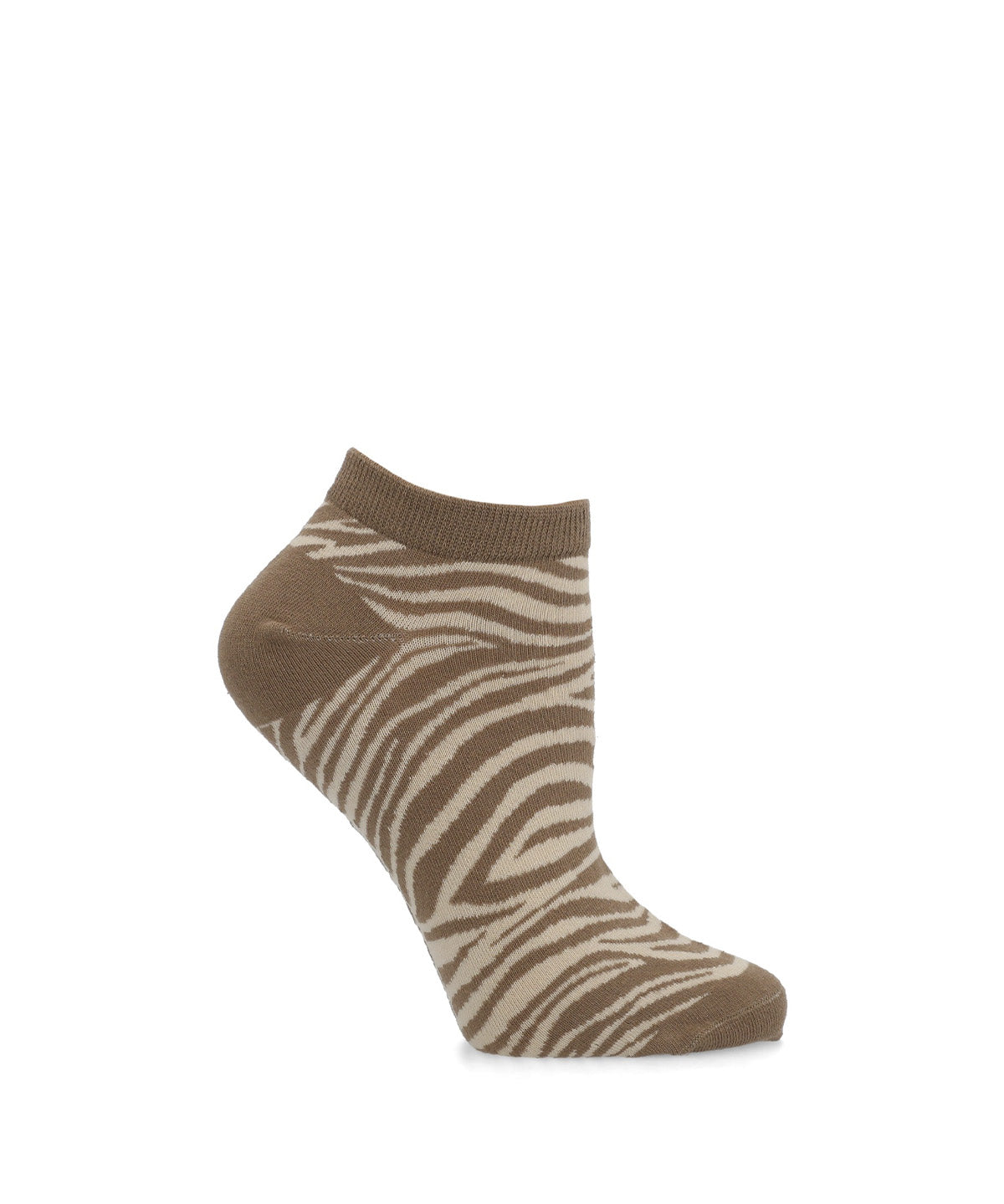Calcetin Algodón Mujer Ped Zebra Gris Hush Puppies
