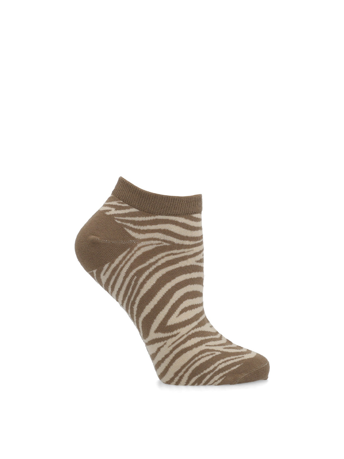 Calcetin Algodón Mujer Ped Zebra Gris Hush Puppies