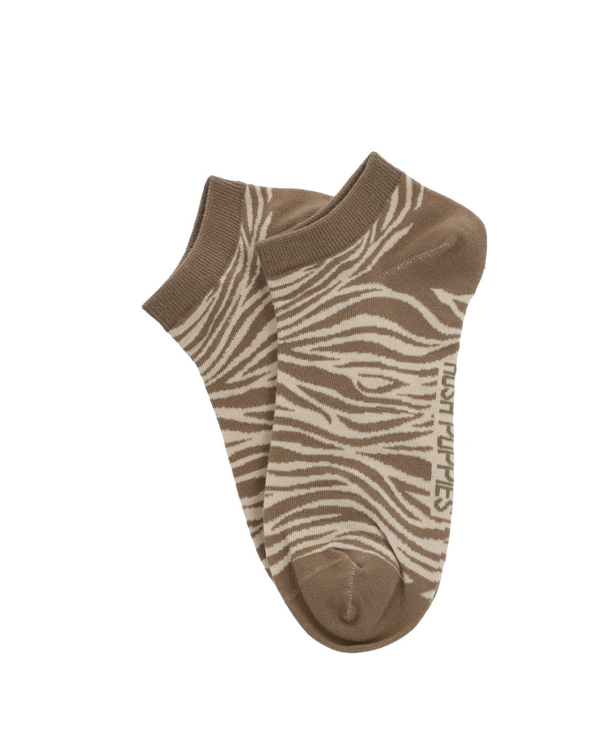 Calcetin Algodón Mujer Ped Zebra Gris Hush Puppies