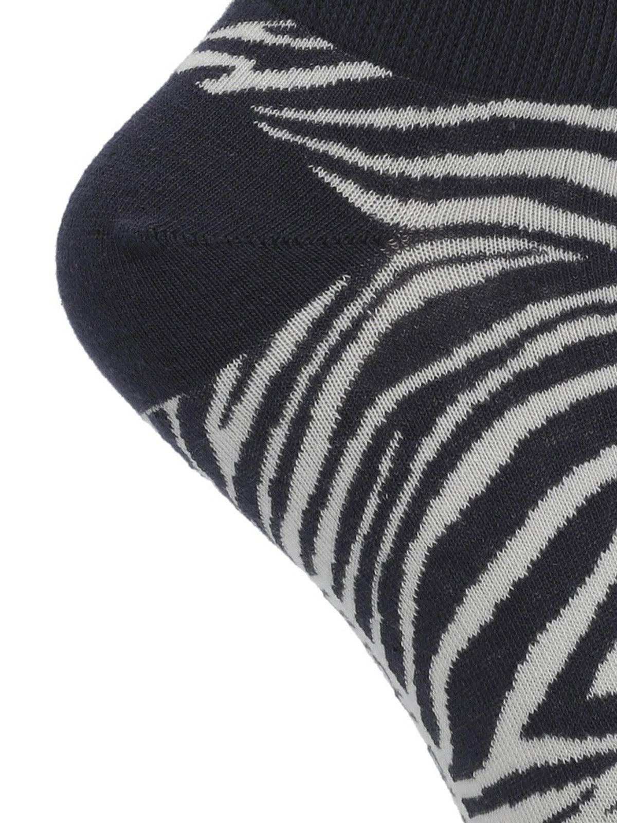 Calcetin Algodón Mujer Ped Zebra Gris Hush Puppies