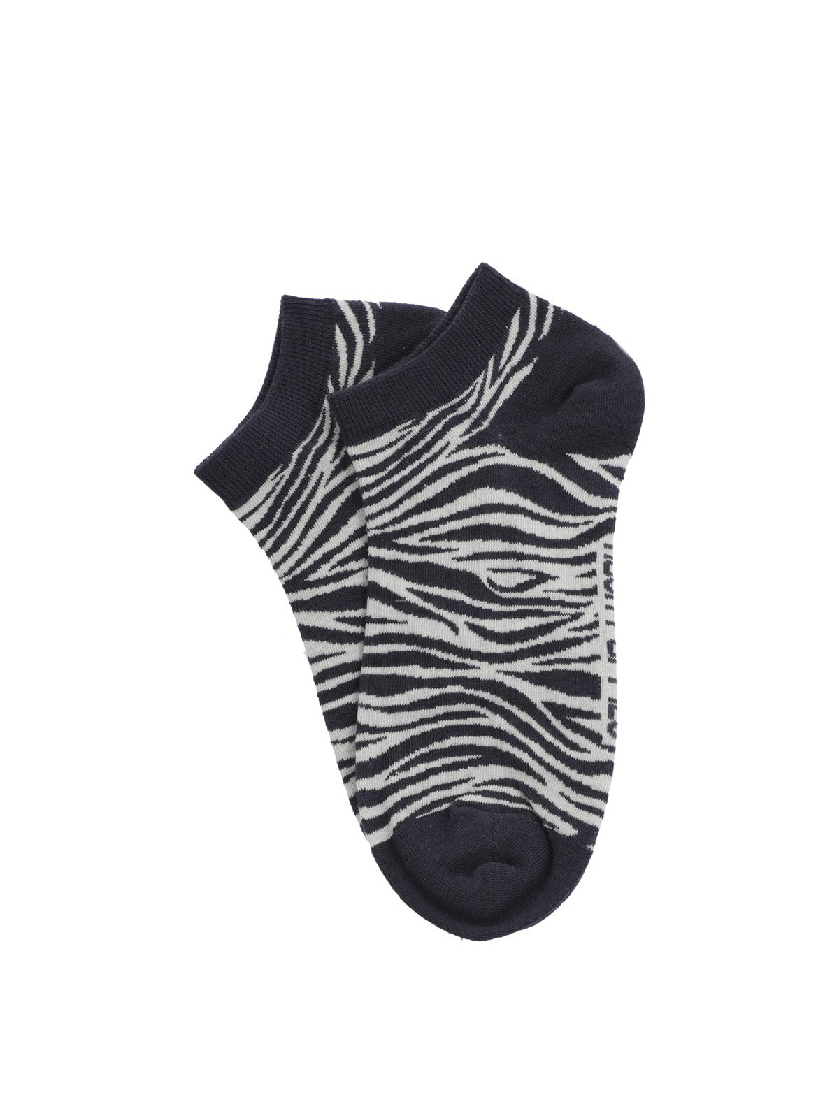 Calcetin Algodón Mujer Ped Zebra Gris Hush Puppies