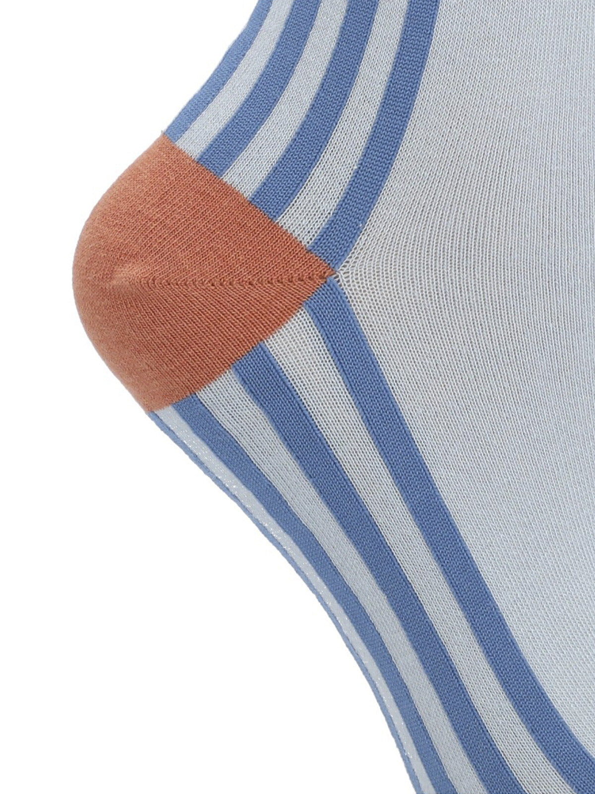 Calcetin Algodón Mujer C Cuff Stripes Gris Hush Puppies