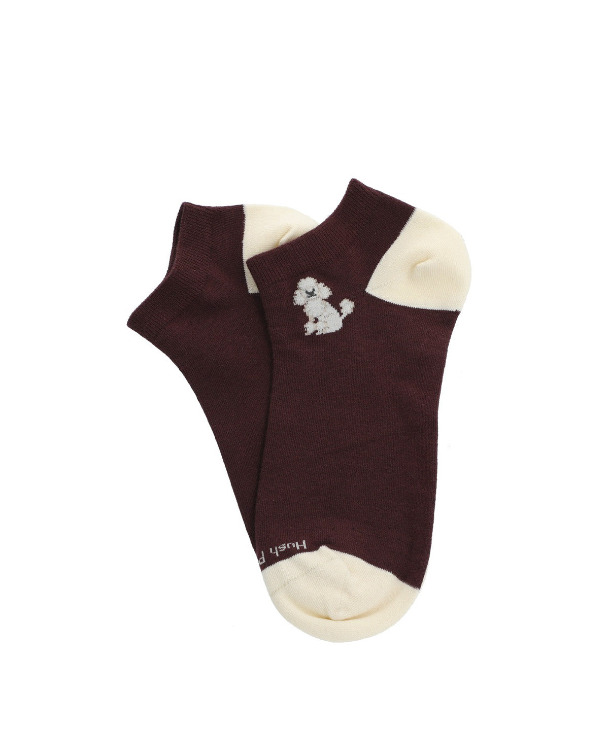 Calcetin Algodón Mujer Ped Poodle Gris Hush Puppies