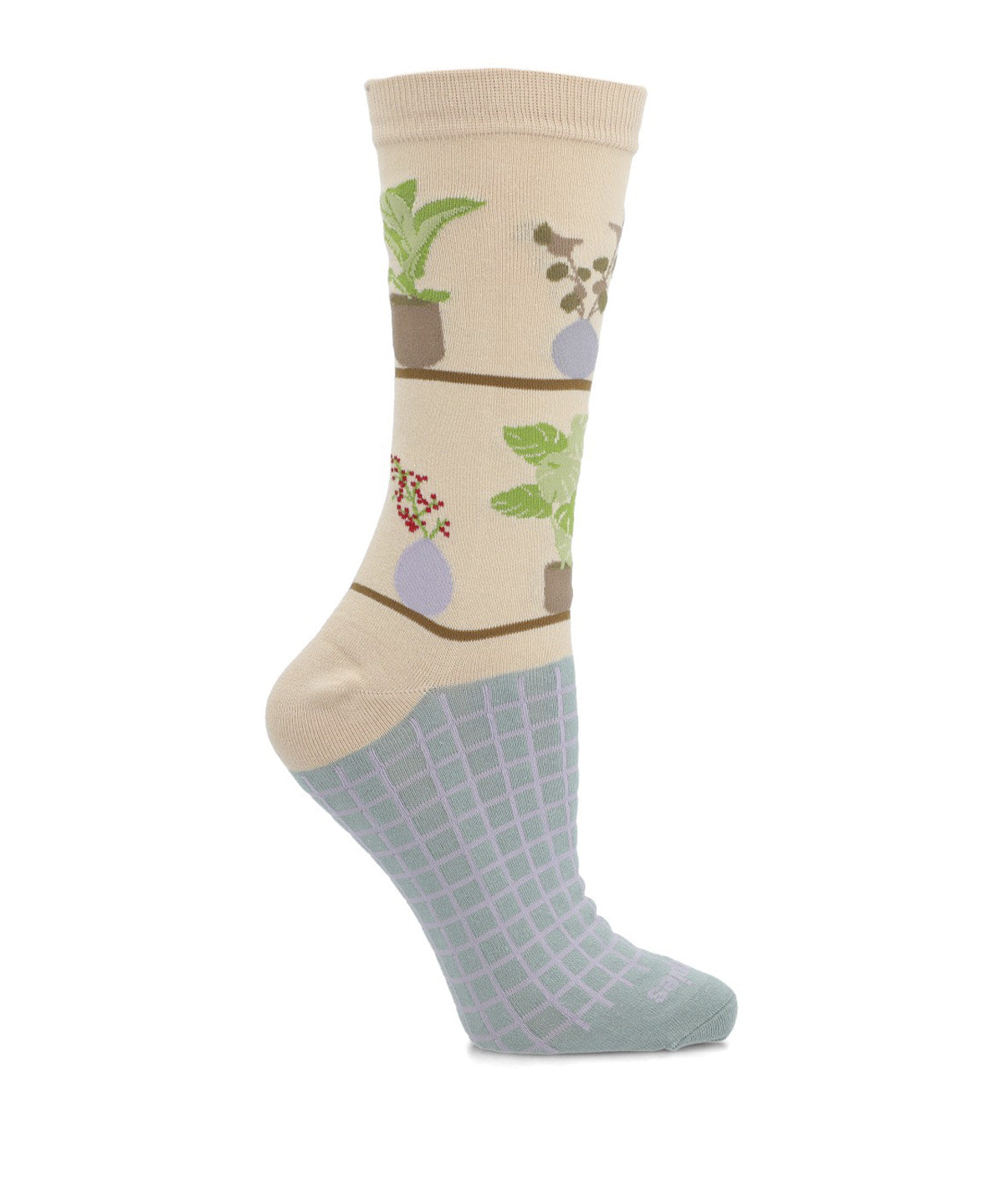 Calcetin Algodón Mujer Diff Houseplant Gris Hush Puppies