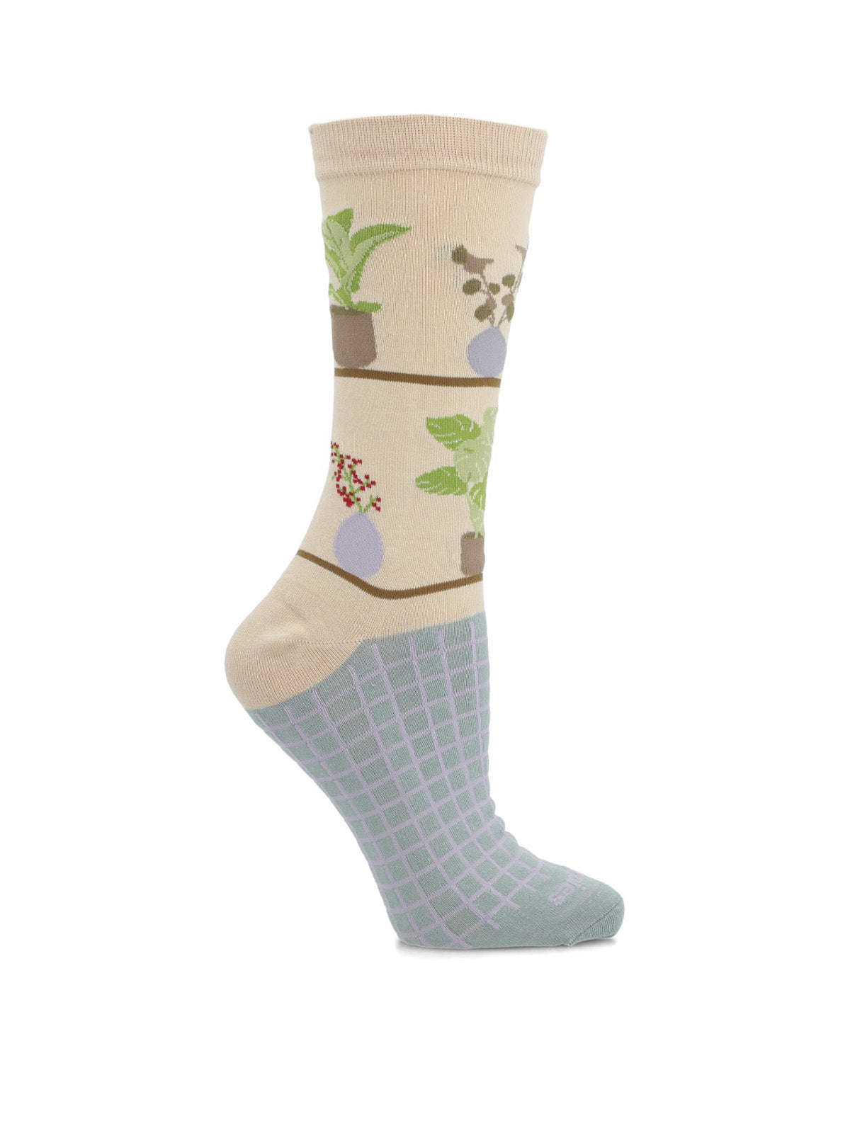 Calcetin Algodón Mujer Diff Houseplant Gris Hush Puppies