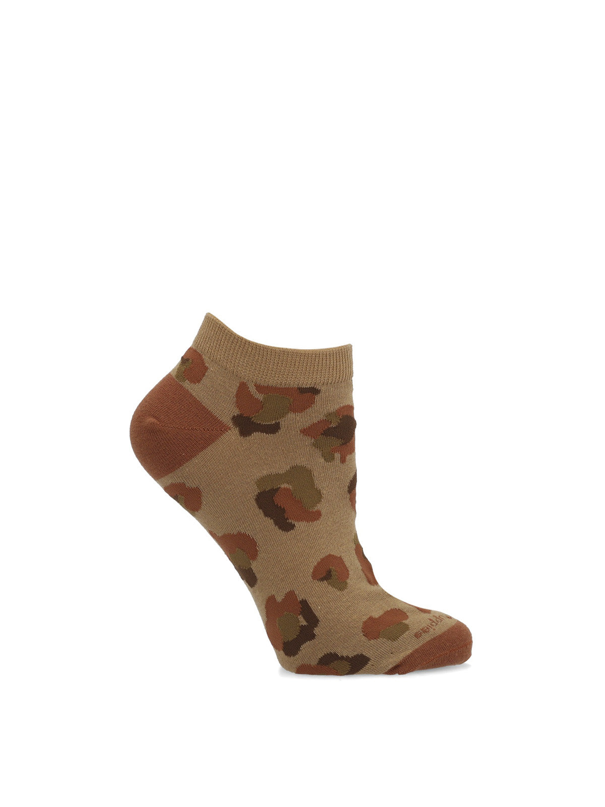 Calcetin Algodón Mujer Ped Cheetah Gris Hush Puppies