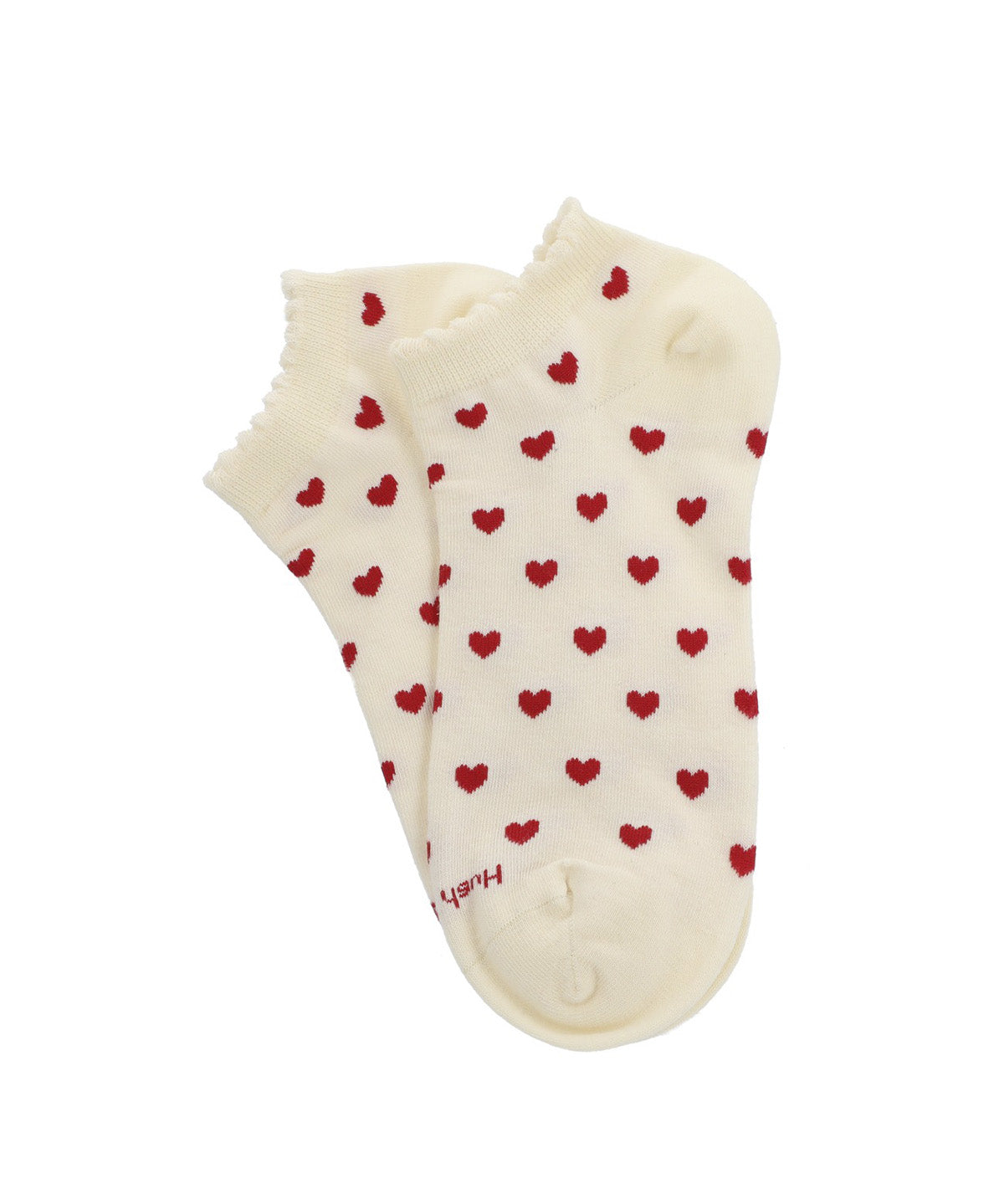 Calcetin Algodón Mujer Ped St Heart Gris Hush Puppies